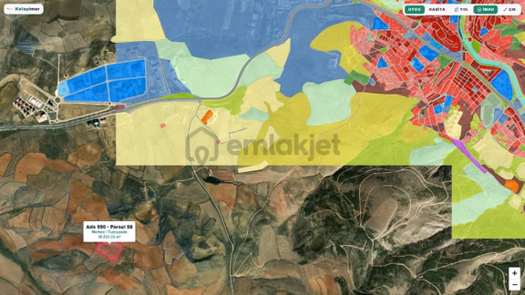 Bayburt Merkez Tuzcuzade 39.531 M2 İmar Yakını Üniversite Karşısı Fırsat Mülk 2