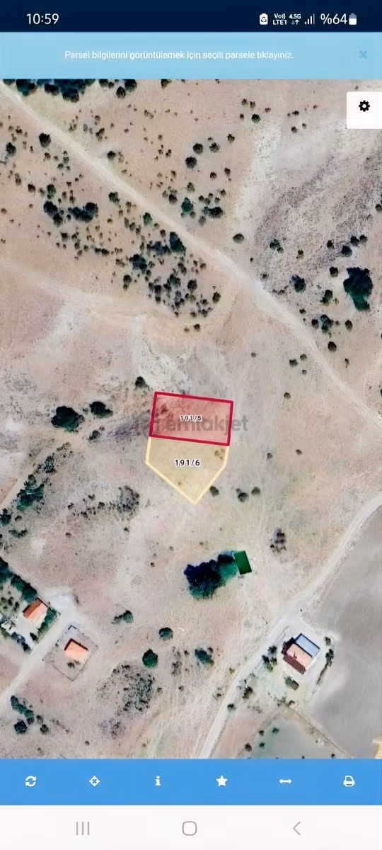 Kaman İsahocalı Satılık Arsa 1.117 Mt² İkiz Villa Arsası 2