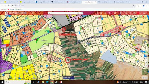Temelli Beyobasın Da Eskişehir Yoluna 1.5 Km Tek Tapu Kupon Arsa 1