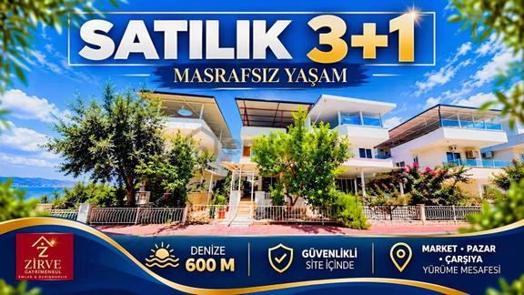 Güvenli Site İçerisinde Bahçeli Denize 400 Mt 3+1 Villa 1