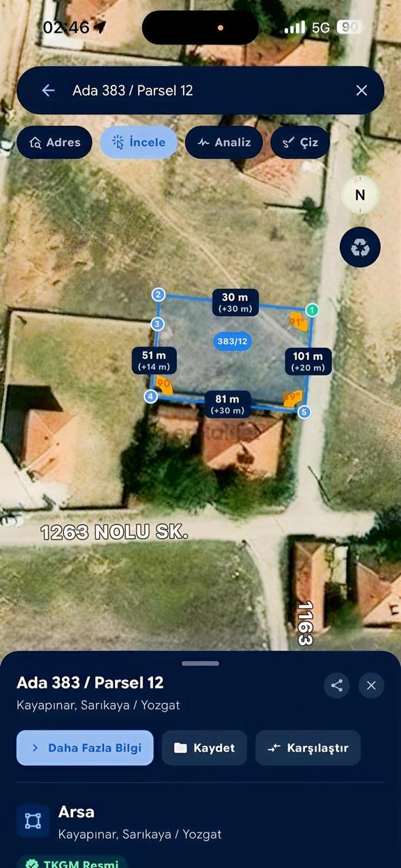 Kazımkarabekir De Satılık Arsa 1
