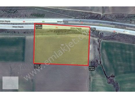 Kırklareli Babaeskide Avrupa Otoyoluna Sıfır Satılık Tarla