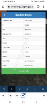 Mülk Emlak Acıl Satılık Bozburun Uygun Yatırımlar Tarla