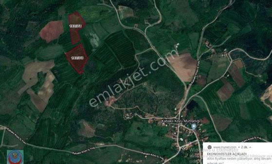 Çiftlikköy Kabaklı'da Deniz Manzaralı Toplam 18.000 M Kare Tarla