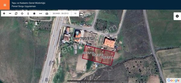 Elazığ Aksarayda Güney Çevreyolu Altı Satılık Yatırımlık Arsa