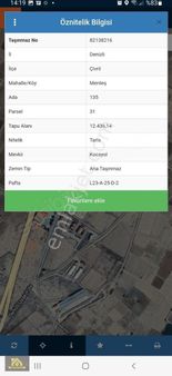 Menteş Mahallesi 12,436 M2 Yola Sıfır Yatırımlık Depoluk Arsa