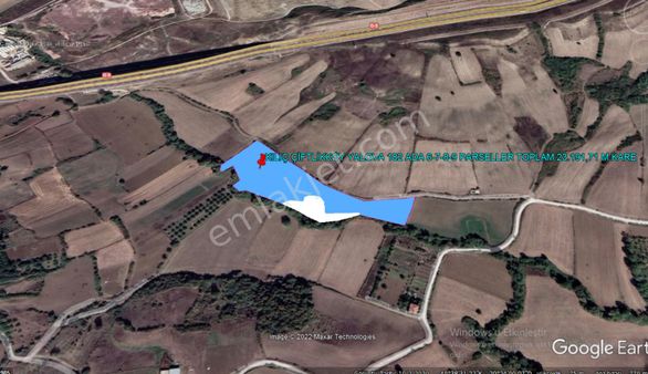 Yalova Kılıç Köyde 23.191,71 M Kare Tarla