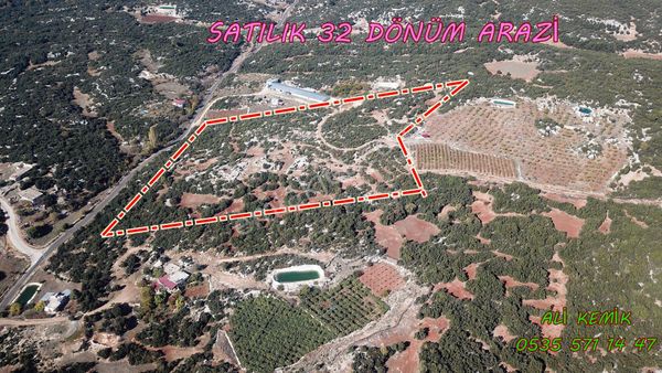 Mersin Silifke Sömekte Satılık 32 Dönüm Arazi Küçükbaş Hayvan Çiftliği Ve Tavuk Çiftliği Uygun