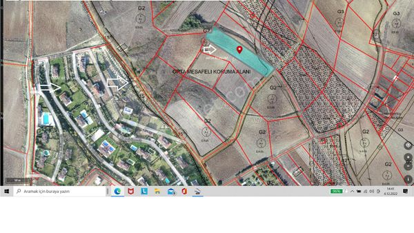 Tepecikte 250 M2 Göl Manzaralı İmarlı 250 M2 Fiyat 1380,000tl