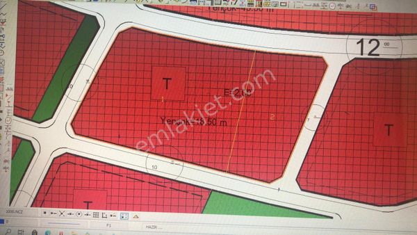 Kırıkkale'de Tamamı Ticari Alan 6 Kat İmarlı Emsal 2 Kullanıma Sahip Makul Fiyatlı Arsa
