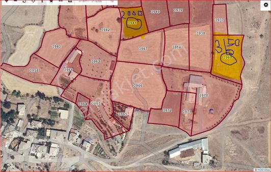 Konya Seydişehir Çavuş Mah.satılık Tarla 3650 M2+2000 M2 Şeydişehir,e 22 Km Mesafede