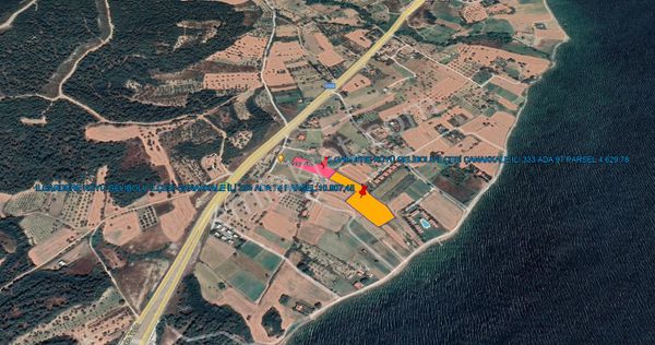 Gelibolu Ilgardere De Full Boğaz Ve Köprü Manzaralı 15.538 M Kare Arsa