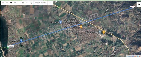 3 Kabaağaç Da 4,5 Dönüm Madra Barajı Manzaralı