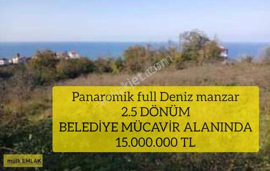 (2 )panaromik Full Deniz Manzar 2.5 Dönüm Belediye Mücavir Alanında