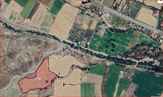 Konya Seydişehir Gökçehüyük Mah. Satılık Sulu Tarla 17 455 M2 Tek Parça Merkeze 5.5 Km