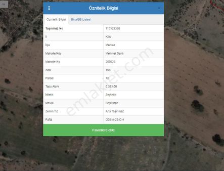 Aytekin Gayrimenkulden Satılık Zeytinlik