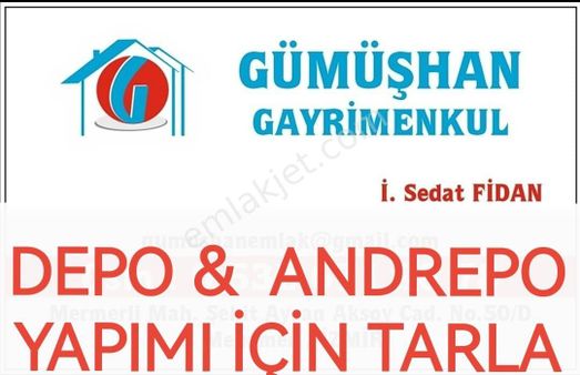 İzmir-menemen Cadde Üzeri Depo & Antrepo İçin(9.5 Dönüm) Satılık Tarla