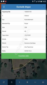 Kızılcahamam Pazarda 5.308 M2 Satılık Kıymetli Arazi