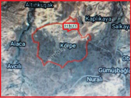 Alihan G.m.den Körpe Yolu Mevcut Yatırımlık Satılık Tarla