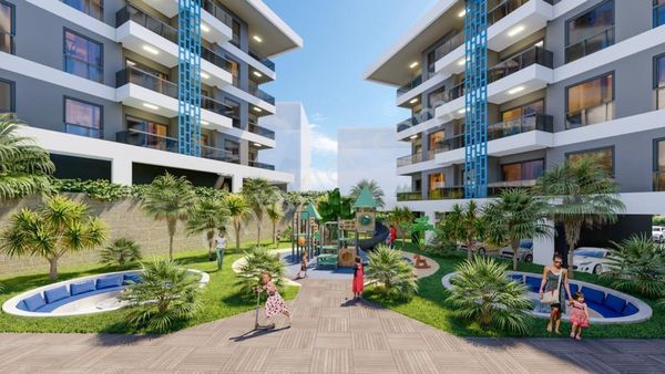 Alanya Kestel Mah Satılık 1+1 Havuzlu Daire