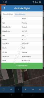 Acıdort A Aksaray Yoluna Yakın Sanayi Öngörü Alanı İçinde Satılık Tarla