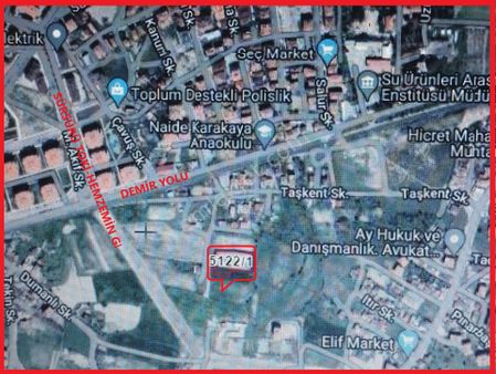 Alihan G.m.den Sürsürü Mah. Tokiler Karşısı 5 Kata İmarlı Arsa