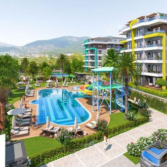 Alanya Oba 'da 1+1 Yeni Satılık Daire