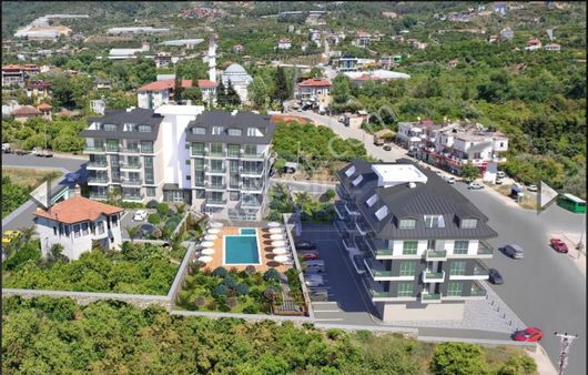 Alanya Olive Park Residence'de Satılık Lüks 2+1 Daire