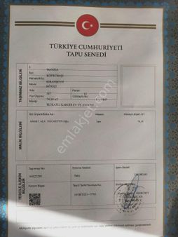 Manisa Köprübaşı 3 Tapu Birden Satılık