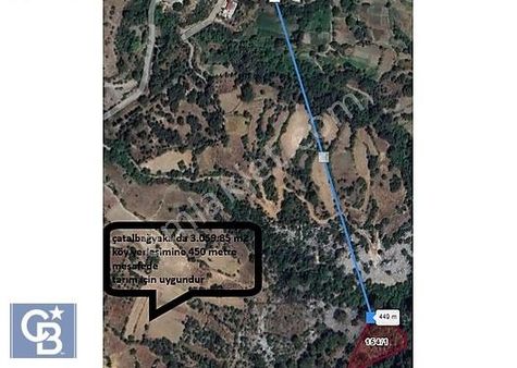 Cb' Den Muğla Menteşe Çatalbağyaka'da 3.059.85 M2 Satılık Tarla