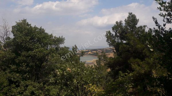 Lapseki Taştepe Köyünde 5400 M2 Göl Ve Deniz Manzaralı Yolu Mevcut Tarla