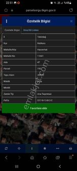 Satılık 210 M2 4 Kat İmarlı Arsa Hacıevhat