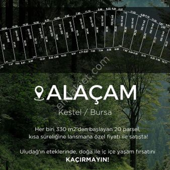 Ena Group Bursa Kestel Alaçam'da Resmi Koop Hisseli Parseller