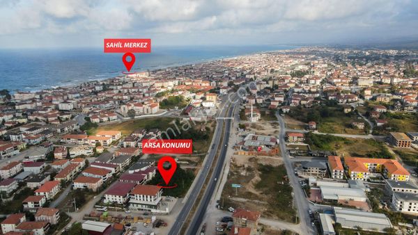 Karasu Merkezde, Anayola Cephe, 934 Mkare Konut İmarlı Arsa