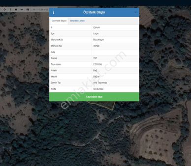 Acil Satılık Laçin'de 2,520 M² Tek Tapu Bağ