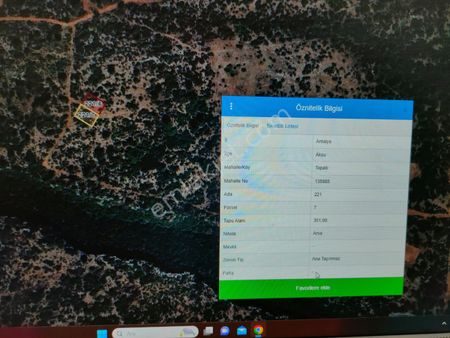 Antalya Aksu Topallıda Satılık Arsa 351m²