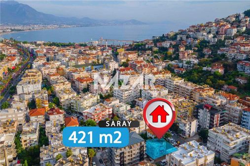 Alanya Şehir Merkezi’nde 421 M2 Satılık İmarlı Arsa