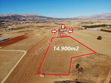 Antalya Elmalı Kocapınar Mah'de Yerleşim Alanına Yakın Mesafede 17.280m2 Satılık Tarla