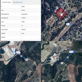 Aydın Didim İmarlı 346 M2 Bozseki Arsamız ( 1890 Ada 10 Parsel ) Arsamız Satılıktır
