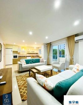 Alanya'nın Nezih Mahallesin De 70 M2 Geniş 1+1 Full Lüx Eşyalı