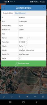 Köy İçi Satılık Tarla