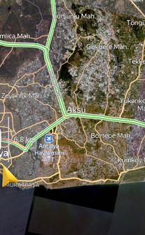 Antalya Kemerağzı Kundu Turizm Oteller Bölgesinde Yarımlık Arsa