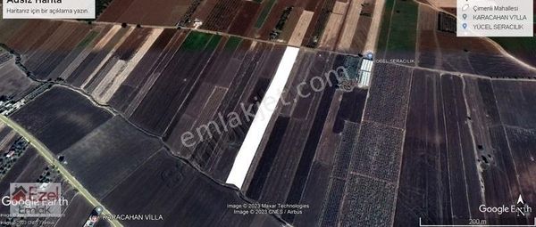 Ezel Emlak Tan Çimenli De Resmi Yol Üstü Satılık 13455 M2 Arazi