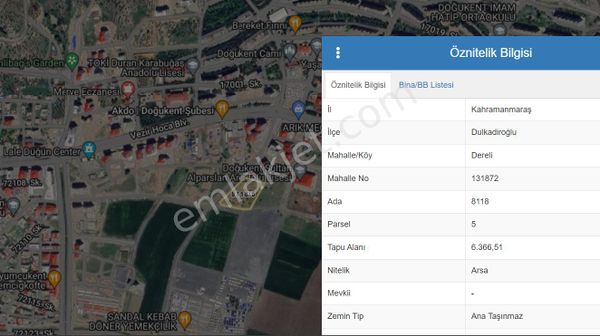 Coldwell Bankerdan Yahya Kemal Mahallesinde Satılık Arsa(5092m²)