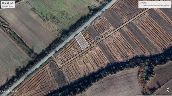 Edirne Meriç Nehri Yanı Asfalt Cephe Araç Takaslı Tek Tapu