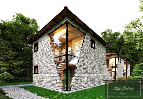 Özel Havuzlu Alaçatı Tarzı 3+1 Müstakil Villa