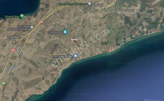 Gelibolu Bolayır'da Full Deniz Manzaralı 22.720 M.kare Tarla