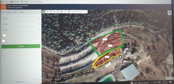 Satılık Tarla Erdemli Gücüş Mahalesi