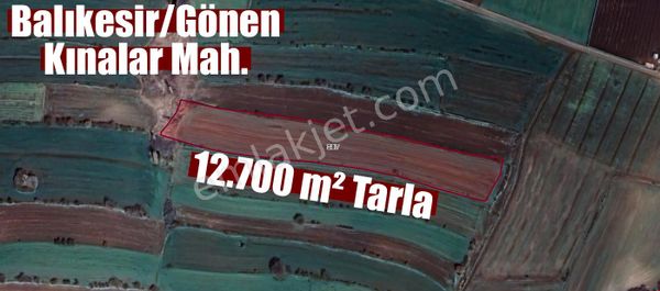 Uçar Emlak'tan Balıkesir/gönen Kınalar Mahallesi'nde 12.700 M² Tarla