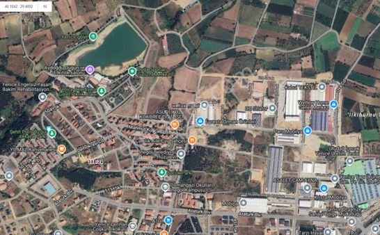 Roma' Dan Yeniceköyde Satılık Arsa